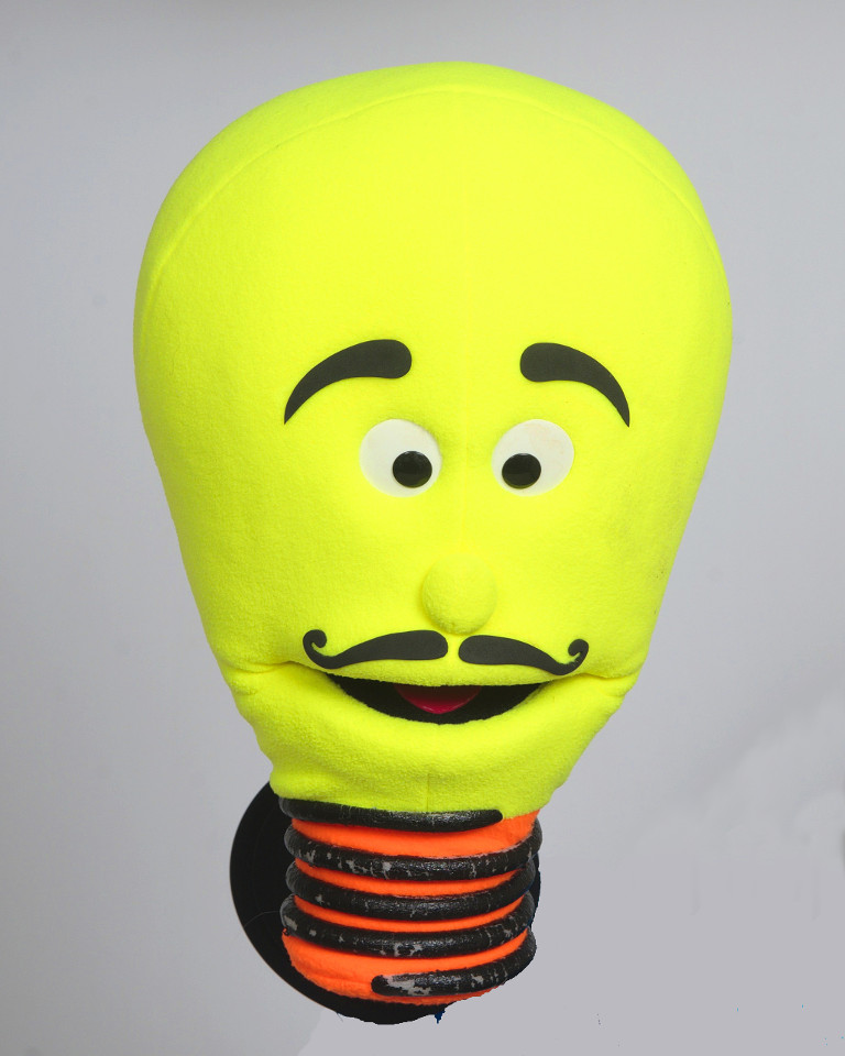 The lightbulb puppet